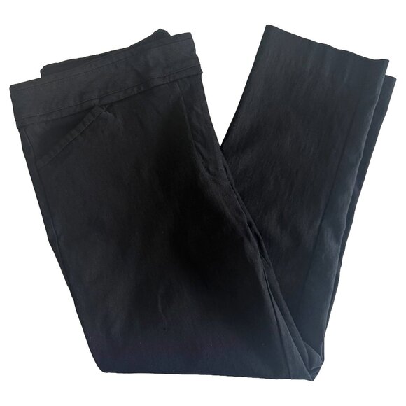 Land’n Sea Black Stretch Capri Pants Size 10 - Picture 1 of 5